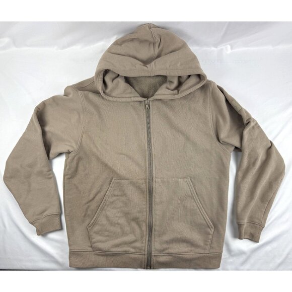 ALO YOGA Everyday Full Zip Hoodie Unisex Fleece Lounge Jacket M $148 - Picture 3 of 9